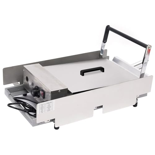 HPDTZ Burger Maker Elektrischer Hamburgerformer aus Edelstahl, Hamburgerbrötchen Maschine für perfekte Burger, Zeit & Temp. Steuerung, Robust und langlebig, breite Anwendung von HPDTZ