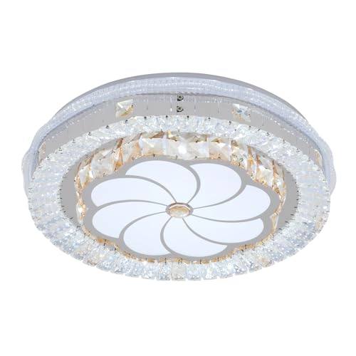 HPDTZ Deckenleuchte Kristall Rund 50 cm LED Lampe Dimmbar mit Fernbedienung, Moderne Leuchte für Wohnzimmer Schlafzimmer, 72W Einstellbare Licht Beleuchtung HPDTZ Deckenleuchte Kristall Rund 50 cm LED Lampe Dimmbar mit Fernbedienung, Moderne Leuchte für Wohnzimmer Schlafzimmer, 72W Einstellbare Licht Beleuchtung von HPDTZ