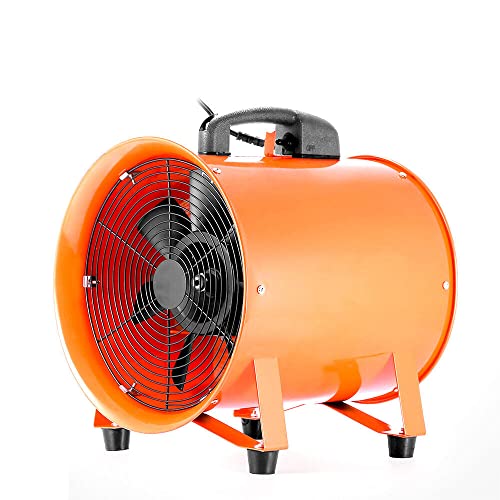 HPDTZ Industrieventilator Axialgebläse Ventilator Baugebläse mit 10m PVC-Schlauch Durchmesser 250mm Leistung 520W für Fabriken Tunnel Automobilherstellung Lagerhallen HPDTZ Industrieventilator Axialgebläse Ventilator Baugebläse mit 10m PVC-Schlauch Durchmesser 250mm Leistung 520W für Fabriken Tunnel Automobilherstellung Lagerhallen von HPDTZ