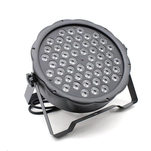 LED Bühnenbeleuchtung, Professionelles RGBW LED Bühnenlicht für Disco, Club & Party - 54x3W DMX 512 Floorspot Scheinwerfer, Lange Lebensdauer von HPDTZ