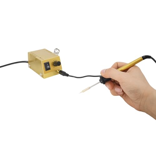 Lötstation 18 W mit Lötkolben und Halter für Elektronik Reparatur, Lötgerät mit Einstellbarem Regler 50-450°C, für Heimwerker von HPDTZ