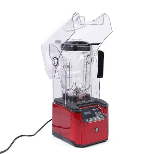Standmixer Smoothie Maker 2200W Blender mit 2.2L Behälter leiser Eiscrusher und Zerkleinerer für die Küche Touchscreen Küchenmaschine Mixer für Säfte und Shakes 9 Gänge von HPDTZ