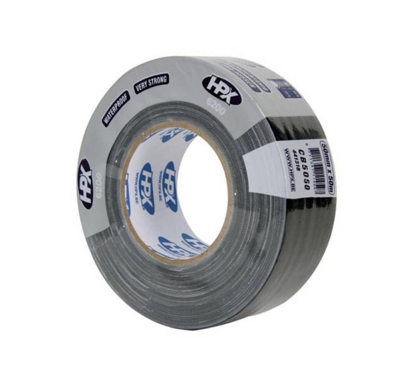 HPF Doppelklebeband Professionelles gewebe-klebeband 50mm x 50m - schwarz (1-St) von HPF