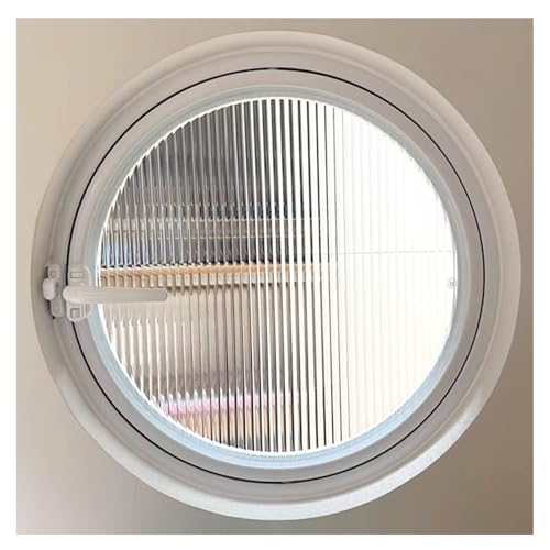 HPFHSJ Schiebefenster Circular Central Axis Rotating Window with Aluminum Frame & Tempered Glass,Flush Mount，for Hallway Bedroom(50CM/19.7in) von HPFHSJ