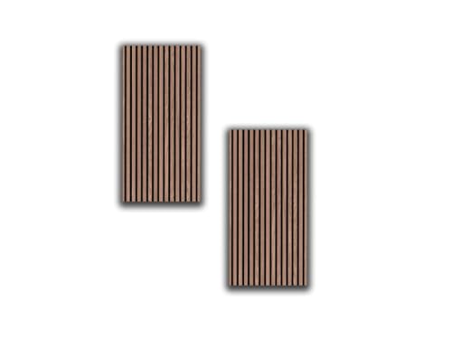 HPFloor Akustikpaneele holz 120x60 Walnuss 2er Set|Wandverkleidung Holz MDF Lamellenwand eiche|Wandpaneele Holzwand auf Schwarzem Filz zur Schalldämmung|Holzpaneele Wand 21mm HPFloor Akustikpaneele holz 120x60 Walnuss 2er Set|Wandverkleidung Holz MDF Lamellenwand eiche|Wandpaneele Holzwand auf Schwarzem Filz zur Schalldämmung|Holzpaneele Wand 21mm von HPFloor