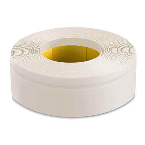 HPFloor Weichsockelleiste Sepang | Weiß | Aus W-PVC | 15 x 50 mm | 25 m lang | Selbstklebend von HPFloor