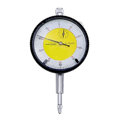 0-10 mm Messuhr Messwerkzeug Metrische Messuhr 0,01 mm Messuhr mit stabiler Box für Labor Werkstatt usw von HPHPH