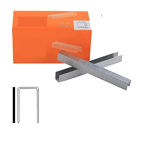 1/2 Zoll pneumatischer Lufthefter Nagler Feinhefter Werkzeug for Möbel blaues Naglerwerkzeug 4-16 mm Holzbearbeitung pneumatische Luftkraft(8016 Nailer 5000pcs) von HPHPH