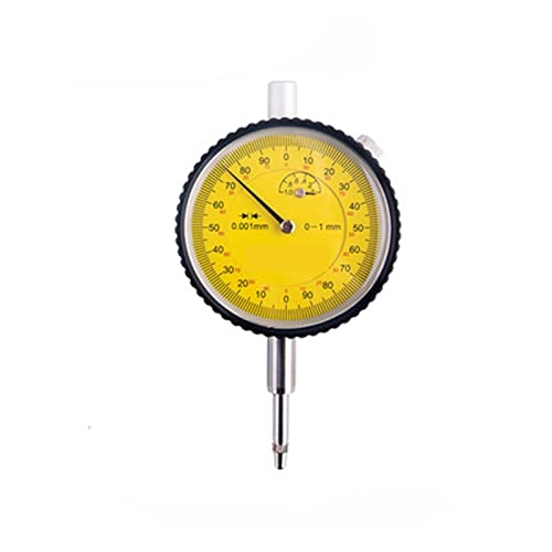 1 mm stoßfeste Mikron-Messuhr 0–1 mm 0–5 mm 0,001 mm Mikron-Anzeige mit Juwelen für Labor Werkstatt usw(0-1mm) von HPHPH