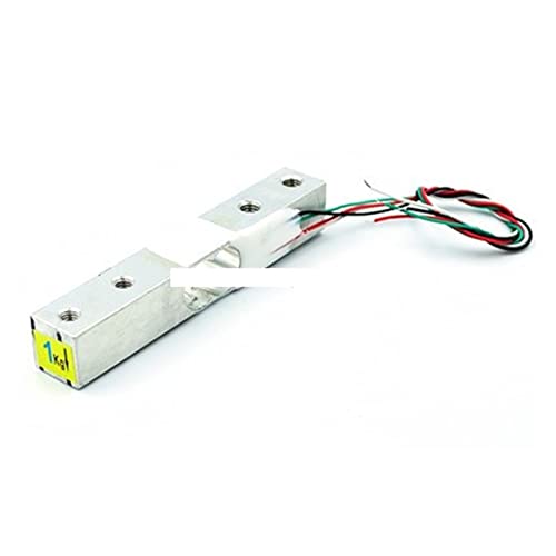 2 Stück Digitaler Wägezellen-Gewichtssensor 1 kg 5 kg 10 kg 20 kg HX711 AD-Modul-Gewichtssensor Aluminiumlegierung kleiner Bereich Wägedrucksensor, Wägezelle, Hohe Präzision(1KG) von HPHPH
