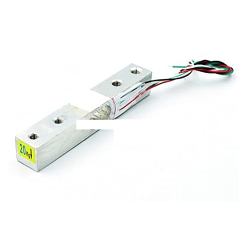 2 Stück Digitaler Wägezellen-Gewichtssensor 1 kg 5 kg 10 kg 20 kg HX711 AD-Modul-Gewichtssensor Aluminiumlegierung kleiner Bereich Wägedrucksensor, Wägezelle, Hohe Präzision(20KG) von HPHPH