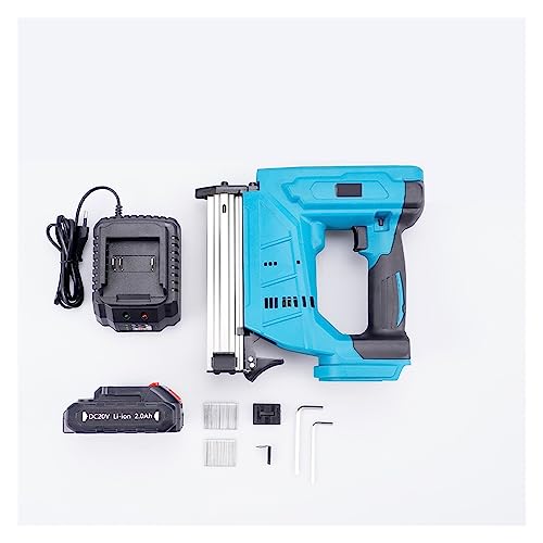 20V Elektrische Nagel Pistole Elektrische Nagler Hefter Rahmen Nagler Tacker Möbel Tacker Holzbearbeitung Power Tool(1Battery 2.0AH) von HPHPH
