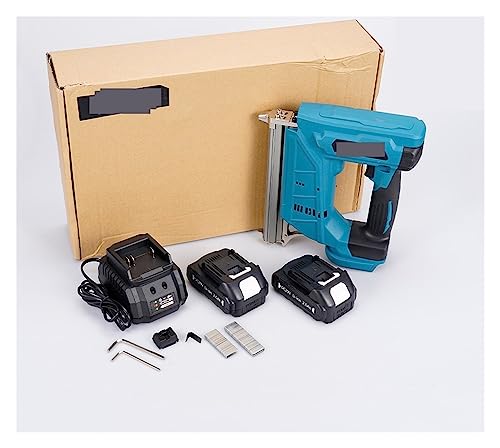 20V Elektrische Nagel Pistole for 422J Nagel Framing Nagler Tacker Hefter Möbel Tacker Holzbearbeitung Power Tool(2Battery 2.0AH) von HPHPH