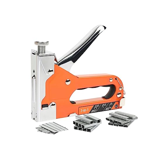 3-in-1-Nagelpistole, DIY-Möbelbau, Hefter, Polstertacker mit 3000 Heftklammern, Heimdekoration, Tischlerwerkzeuge 3-in-1-Nagelpistole, DIY-Möbelbau, Hefter, Polstertacker mit 3000 Heftklammern, Heimdekoration, Tischlerwerkzeuge von HPHPH