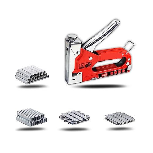 3-in-1-Nagelpistole, DIY-Möbelbau-Hefter, Polster-Tacker mit 600 Heftklammern, Heimdekoration, Zimmerei-Werkzeug(5) von HPHPH