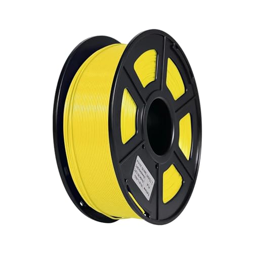 3D Drucker Filament, 1,75 mm 1 kg PLA-Filament-Druckmaterialien, 9 Farben PLA-Pilament for 3D-Drucker(Yellow) von HPHPH