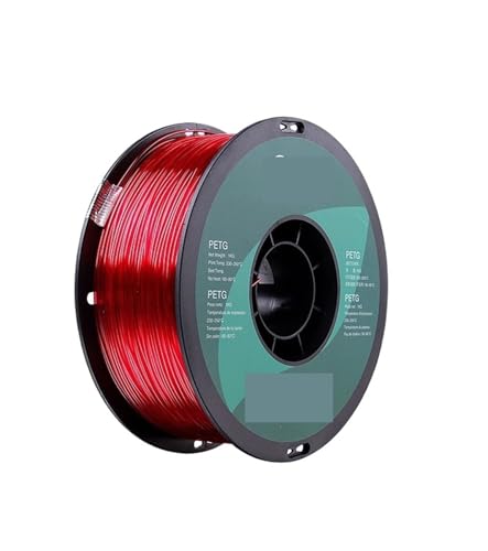 3D Drucker Filament, 1,75 mm PETG-Filament, 3D-Drucker-Filamentnauigkeit +/- 0,05 mm, 1 kg 2,2 Pfund Spule, 3D-Druckmaterialien PETG for 3D-Drucker(Magenta) von HPHPH