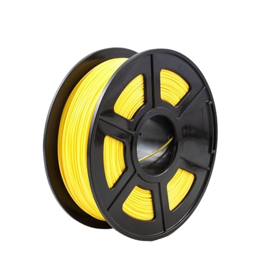 3D Drucker Filament, 1,75 mm flexibles TPU-3D-Druckfilament, keine Blasen, ungiftiges Sublimations-3D-Drucker-Kunststoffmaterial, TPU-Filament, 0,5 kg/0,25 kg(15B Yellow 02-250g) von HPHPH