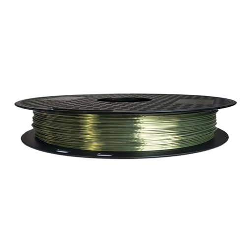 3D Drucker Filament, 3D-Drucker-Filament, PLA 1,75 mm, 250 g/500 g/1 kg, metallisches fühl, glänzende Seide, 3D-Druckmaterial(Bronze 1Kg) von HPHPH