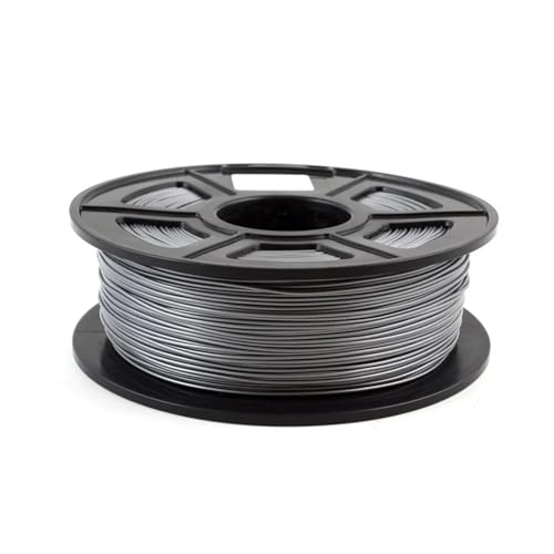 3D Drucker Filament, 3D-Drucker-Filament, PLA 1,75 mm 1 kg/2,2 lbs 3D-Kunststoff-Verbrauchsmaterial for 3D-Drucker oder 3D-Druckstift-Filament(Silver) von HPHPH