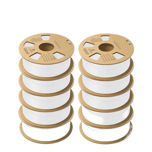 3D Drucker Filament, 3D-Drucker PLA Meta Filament 1,75 mm, 10 Rollen 3D-Druckmaterialien for 3D-Drucker und 3D-Stift(PLA matte 10WT) von HPHPH