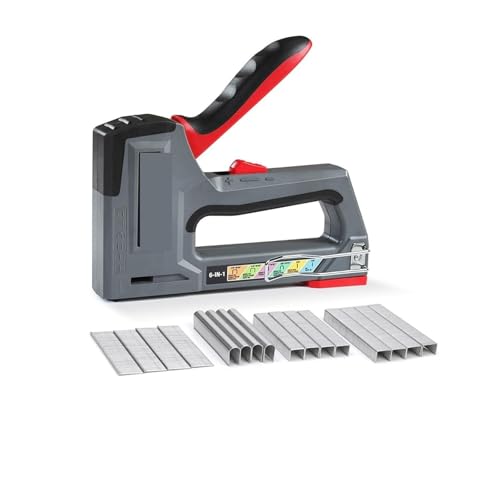 6 In 1 Hefter Nagel Pistole Manuelle Tacker Hefter Polster Kunststoff Möbel Nagler Werkzeug Heavy Duty Hefter for Hause von HPHPH