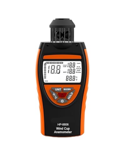 Digitaler Windmesser, Anemometer mit Temperaturmessung, Windgeschwindigkeitsmesser, Windmesser for den Außenbereich, for Bergsteigen und Segeln Digitaler Windmesser, Anemometer mit Temperaturmessung, Windgeschwindigkeitsmesser, Windmesser for den Außenbereich, for Bergsteigen und Segeln von HPHPH