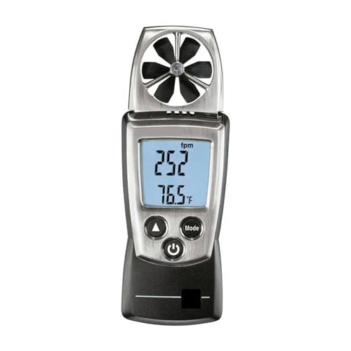 Digitaler Windmesser, Digitales Flügelrad-Anemometer Luftgeschwindigkeits-/Temperaturmessgerät Tester Digitaler Windmesser, Digitales Flügelrad-Anemometer Luftgeschwindigkeits-/Temperaturmessgerät Tester von HPHPH