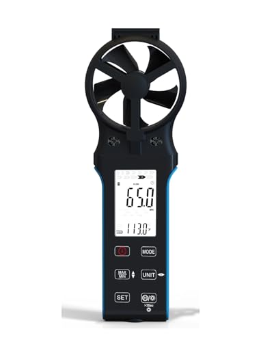 Digitaler Windmesser, Handheld-CFM-Windgeschwindigkeitsmesser, HVAC-Anemometer, drehbarer Windsensor, Messung der Luftströmungsgeschwindigkeit, Windvolumen Digitaler Windmesser, Handheld-CFM-Windgeschwindigkeitsmesser, HVAC-Anemometer, drehbarer Windsensor, Messung der Luftströmungsgeschwindigkeit, Windvolumen von HPHPH