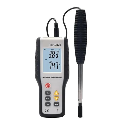 Digitaler Windmesser, Hochempfindliches digitales tragbares Windgeschwindigkeitsmessgerät, Heißdraht-Thermo-Anemometer, Anemometro-Messgeräte Digitaler Windmesser, Hochempfindliches digitales tragbares Windgeschwindigkeitsmessgerät, Heißdraht-Thermo-Anemometer, Anemometro-Messgeräte von HPHPH