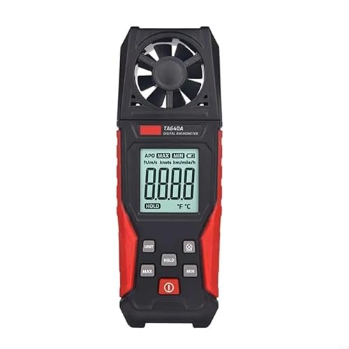 Digitaler Windmesser, Kleines digitales Hand-Anemometer zur genauen Überwachung von Wind und Temperatur Digitaler Windmesser, Kleines digitales Hand-Anemometer zur genauen Überwachung von Wind und Temperatur von HPHPH
