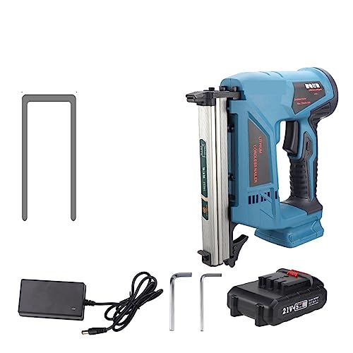 Drahtlose elektrische 1022J Nagelpistole 21 V 1,5 Ah/3,0 Ah Nagler Hefter Werkzeuge for Möbel Rahmen Zimmerei Holzbearbeitung(1.5 Ah) von HPHPH