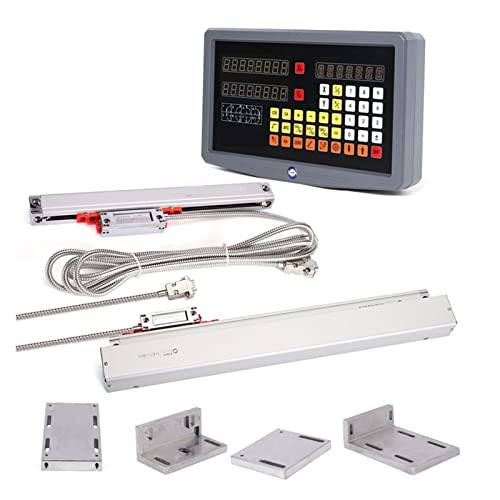 Drehfräsmaschine KA300. Linear inkrementelle elektronische Lineale Glasskala-Verschiebung präzises Gitter,Digitales DRO(1um X Y) von HPHPH