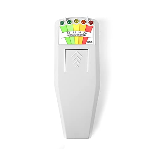 EMF Messgerät K2 Elektromagnetisches Feld EMF Gauß Meter Ghost Jagdmelder tragbar EMF Magnetfelddetektor 5 LED Gaußmesser(Grey) von HPHPH
