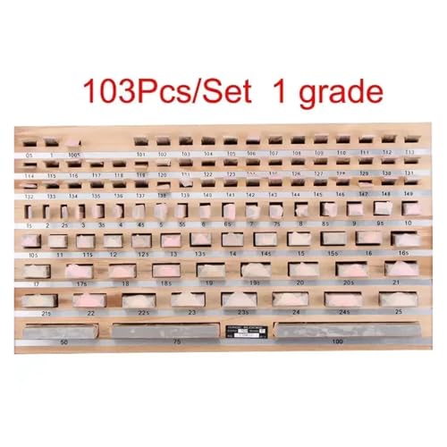 Endmaß 1 Prüfblockmessgerät Der Güteklasse 0, Prüfmessschieber, Messinstrumente(103pcs 1 grade) von HPHPH