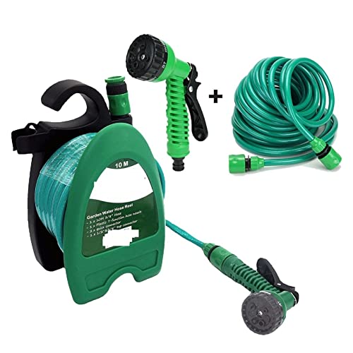 Gartenschlauch 10M Gartenwasserschlauch Magic Water Hochdruckrohre mit Lagerregal for Gartenfarm Bewässerung Autowäsche Gartenwasserschlauch von HPHPH