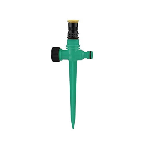 Gartenschlauch Einstellbarer 360-Grad-Sprinkler Automatischer Rasenbewässerungskopf Pflanzenbewässerungssystem Bodensprinkler-Bewässerungsgerät(Green) von HPHPH