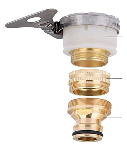 Gartenschlauch Gartenbewässerung Einstellbarer Sprinkler Gartenschlauchdüse Autowäsche Rasenbewässerung Gartengeräte(3 in 1) von HPHPH