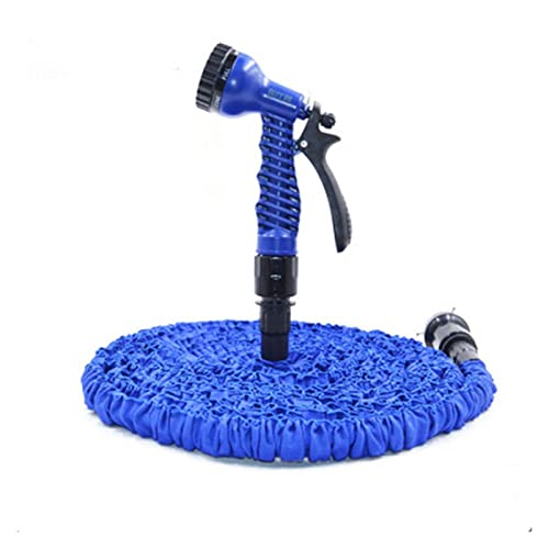 Gartenschlauch Gartenschlauchrohr flexibler Wasserschlauch erweiterbar Zauberschlauch Wasserpistole Schaumtopf erweiterbar(Blue,75FT-22.5M Extended) von HPHPH
