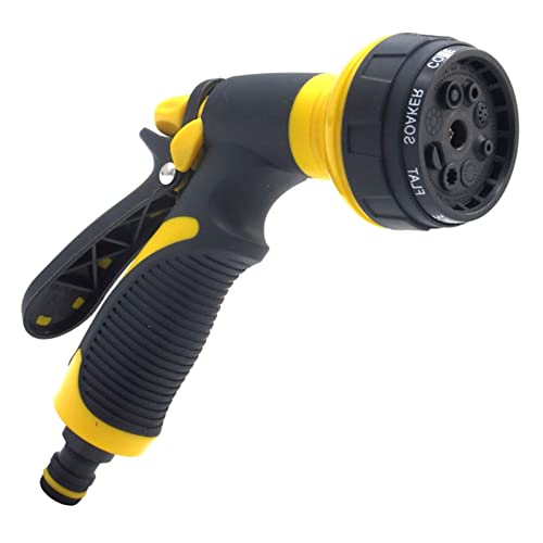 Gartenschlauch Sprührasenbewässerung Multifunktions-Autowaschanlage Hochdruck Langlebige Handwerkzeuge Schlauch Sprinkler Düse Garten(Multihole-B) von HPHPH