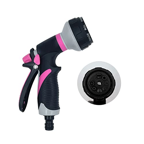 Gartenschlauch Sprührasenbewässerung Multifunktions-Autowaschanlage Hochdruck Langlebige Handwerkzeuge Schlauch Sprinkler Düse Garten(Multihole-E) von HPHPH