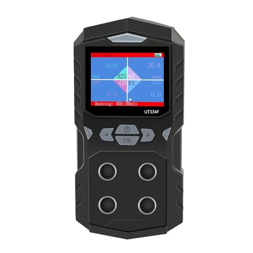 Gasleckdetektor UT334E UT334F UT334G Handheld 4-in-1-Luftqualitätsmonitor Kohlenmonoxid-Detektor H2S O2 EX-Gastester Gasmelder(334F) von HPHPH
