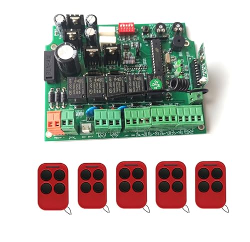 HPHPH 24V Toröffner Bedienfeld PCB Mutterplatine for Doppelarm-Schwenktormotor(1 Remote) von HPHPH