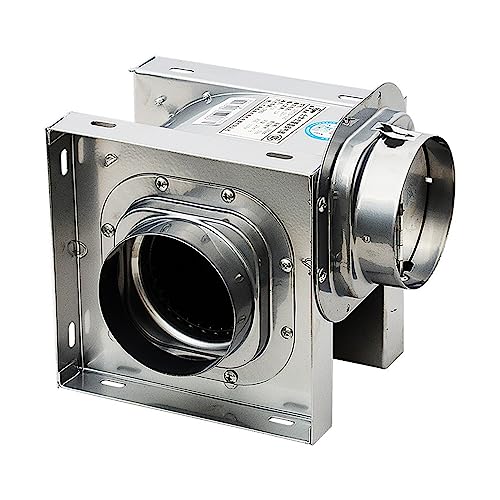 HPHPH Radialventilator, Kleiner, leiser, geteilter Edelstahl-Abluftventilator for den Haushalt, Zentrifugalrohrventilator, leistungsstarker Abluftventilator(DPT10-11C) von HPHPH