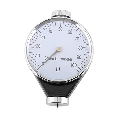 Härteprüfer, Typ O/a/d Gummireifen Durometer Härteprüfgerät Hohe Genauigkeit Reifenhärtel Meter Tragbare Manometer 0-100 Grad Maß(D Rubber) von HPHPH