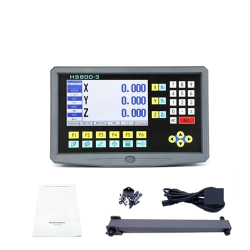 LCD Kit COMPLICT SET 3 Axis Fräsen Drehen Drehen Drehen Drehmaschine Mühle Machine Digitalanzeige und Linearskala Encoder,Digitales DRO(LCD DRO) von HPHPH