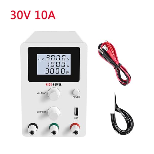 Labornetzteil 12. 0V 3A LCD. Einstellbarer Schaltregler anzeigen DC Netzteil Laptop-Reparatur-Überarbeitung - LABOR Stromversorgung DC 30V 10A für DIY, labor netzteil(Silver) von HPHPH