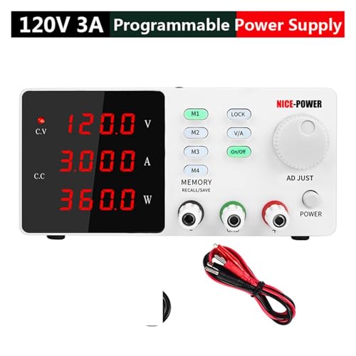 Labornetzteil 12. 0V 3A. Programmierbare Spannung regulierter Laborschaltstromversorgung DC 30V 10A. Hochpräzise Netzteile, die 10 eine Bank einstellbar sind für DIY, labor netzteil(SPPS-S1203 White) Labornetzteil 12. 0V 3A. Programmierbare Spannung regulierter Laborschaltstromversorgung DC 30V 10A. Hochpräzise Netzteile, die 10 eine Bank einstellbar sind für DIY, labor netzteil(SPPS-S1203 White) von HPHPH