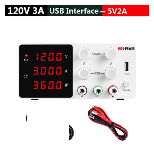 Labornetzteil 12. 0V 3A. Programmierbare Spannung regulierter Laborschaltstromversorgung DC 30V 10A. Hochpräzise Netzteile, die 10 eine Bank einstellbar sind für DIY, labor netzteil(SPS-W1203 White) Labornetzteil 12. 0V 3A. Programmierbare Spannung regulierter Laborschaltstromversorgung DC 30V 10A. Hochpräzise Netzteile, die 10 eine Bank einstellbar sind für DIY, labor netzteil(SPS-W1203 White) von HPHPH