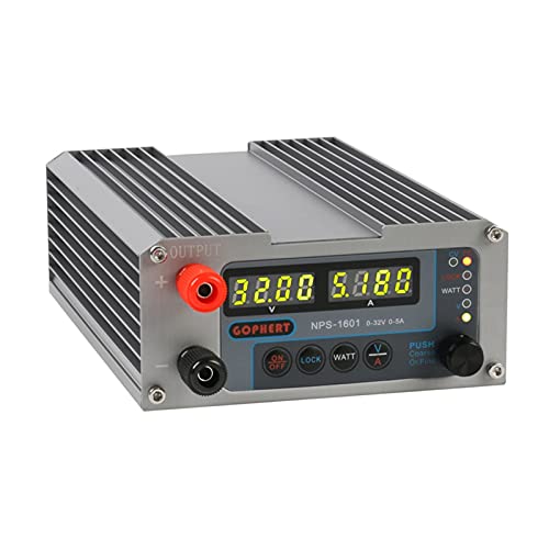 Labornetzteil -1601. Neues Versionslabor DIY. Einstellbarer digitaler Mini-Schalter DC Energieversorgung WATT Mit sperrfunktion 3 2V 30V 15V 5A für DIY, labor netzteil(NPS-1601 and dc jack) von HPHPH